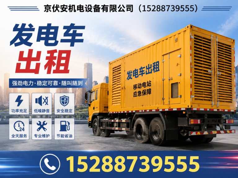 天水应急发电机出租展示图