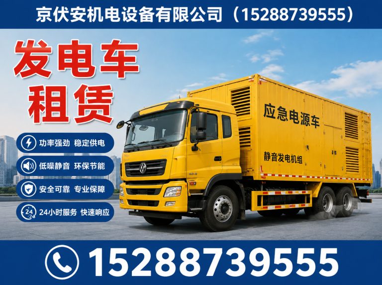 天水静音发电车租赁展示图
